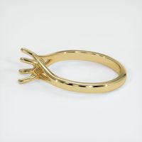 14K Yellow Gold Solitaire Ring Setting Image