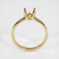14K Yellow Gold Solitaire Ring Setting Image