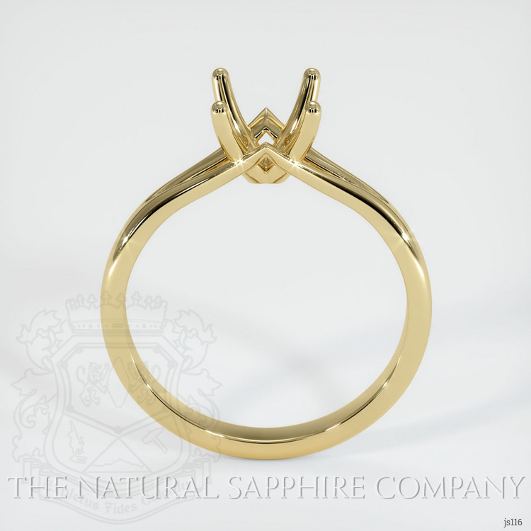 14K Yellow Gold Solitaire Ring Setting