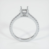 Silver Pave Ring Setting Image
