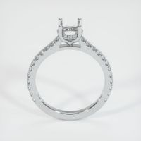 14K White Gold Pave Ring Setting Image
