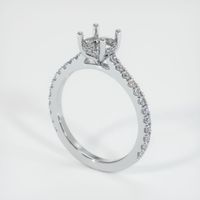 18K White Gold Pave Ring Setting Video