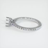 18K White Gold Pave Ring Setting Image
