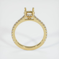 10K Yellow Gold Pave Ring Setting Image