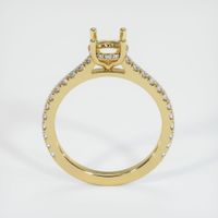 18K Yellow Gold Pave Ring Setting Image