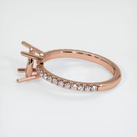 14K Rose Gold Pave Ring Setting Image