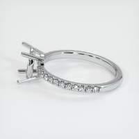 18K White Gold Pave Ring Setting Image