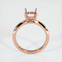 14K Rose Gold Pave Ring Setting Image