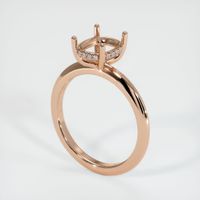 18K Rose Gold Pave Ring Setting Video