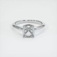 Silver Pave Ring Setting Image