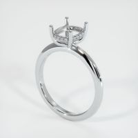 14K White Gold Pave Ring Setting Video