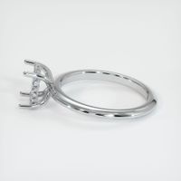 14K White Gold Pave Ring Setting Image