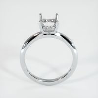 14K White Gold Pave Ring Setting Image