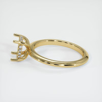 10K Yellow Gold Pave Ring Setting Image