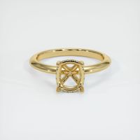 14K Yellow Gold Pave Ring Setting Image