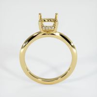 18K Yellow Gold Pave Ring Setting Image