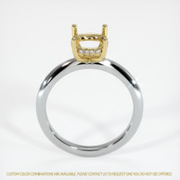 18K Yellow & White Pave Ring Setting Image