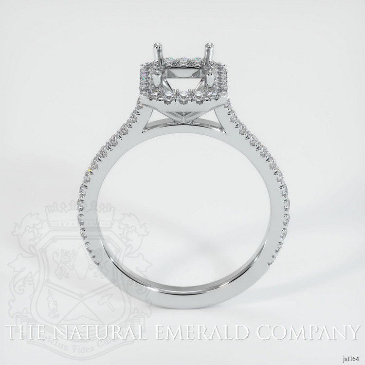 Platinum 950 Pave Ring Setting