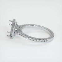 10K White Gold Pave Ring Setting Image