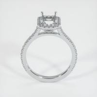 10K White Gold Pave Ring Setting Image