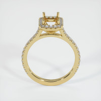 10K Yellow Gold Pave Ring Setting Image