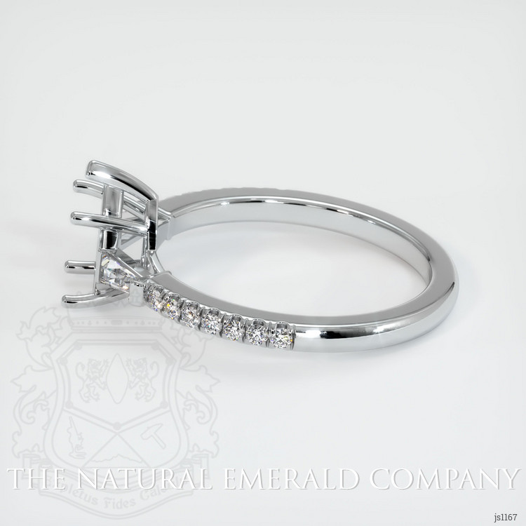Platinum 950 Pave Ring Setting