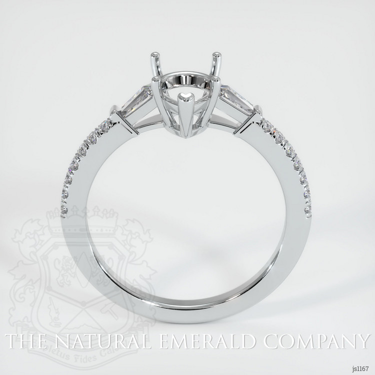 Platinum 950 Pave Ring Setting