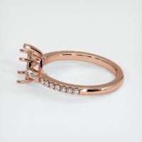 14K Rose Gold Pave Ring Setting Image