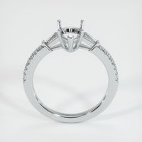 14K White Gold Pave Ring Setting Image