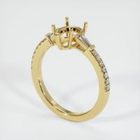 18K Yellow Gold Pave Ring Setting Video