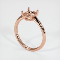 14K Rose Gold Solitaire Ring Setting Video