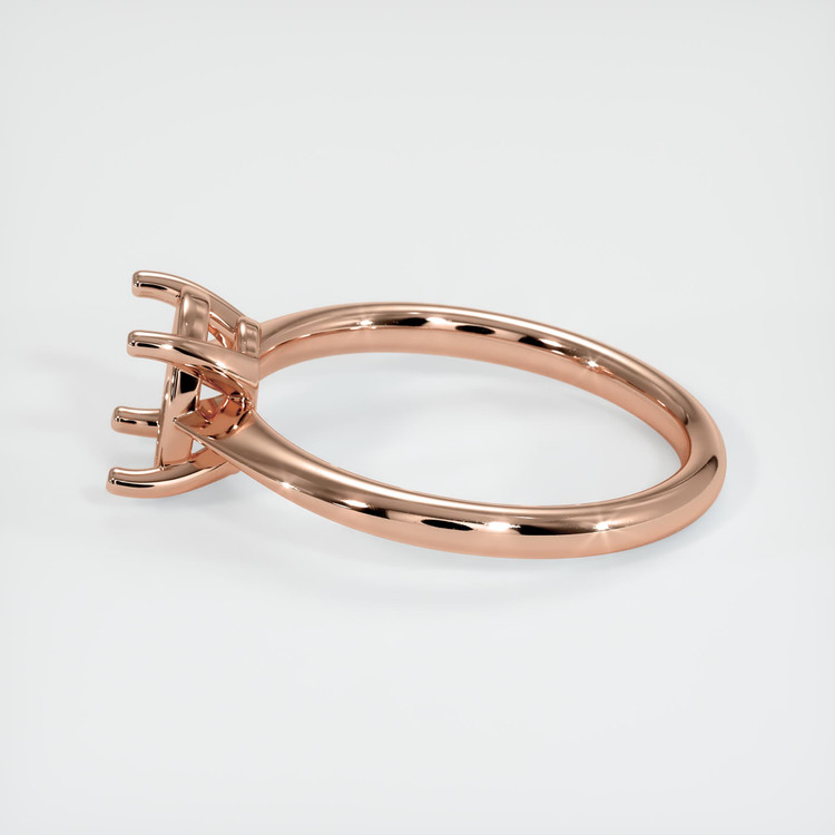 14K Rose Gold Solitaire Ring Setting