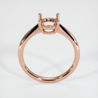 14K Rose Gold Solitaire Ring Setting Image