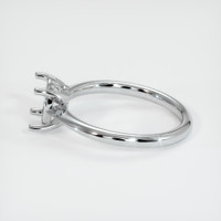 10K White Gold Solitaire Ring Setting Image