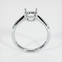 10K White Gold Solitaire Ring Setting Image