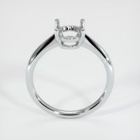 14K White Gold Solitaire Ring Setting Image