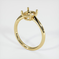 10K Yellow Gold Solitaire Ring Setting Video