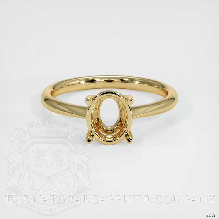 10K Yellow Gold Solitaire Ring Setting
