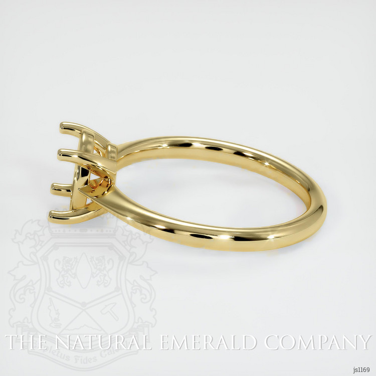 18K Yellow Gold Solitaire Ring Setting