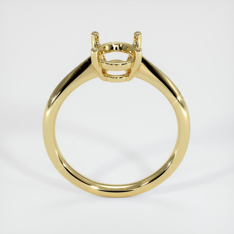18K Yellow Gold Solitaire Ring Setting