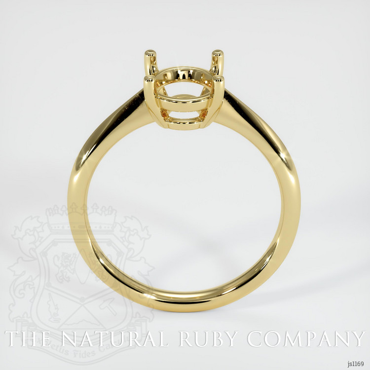 18K Yellow Gold Solitaire Ring Setting