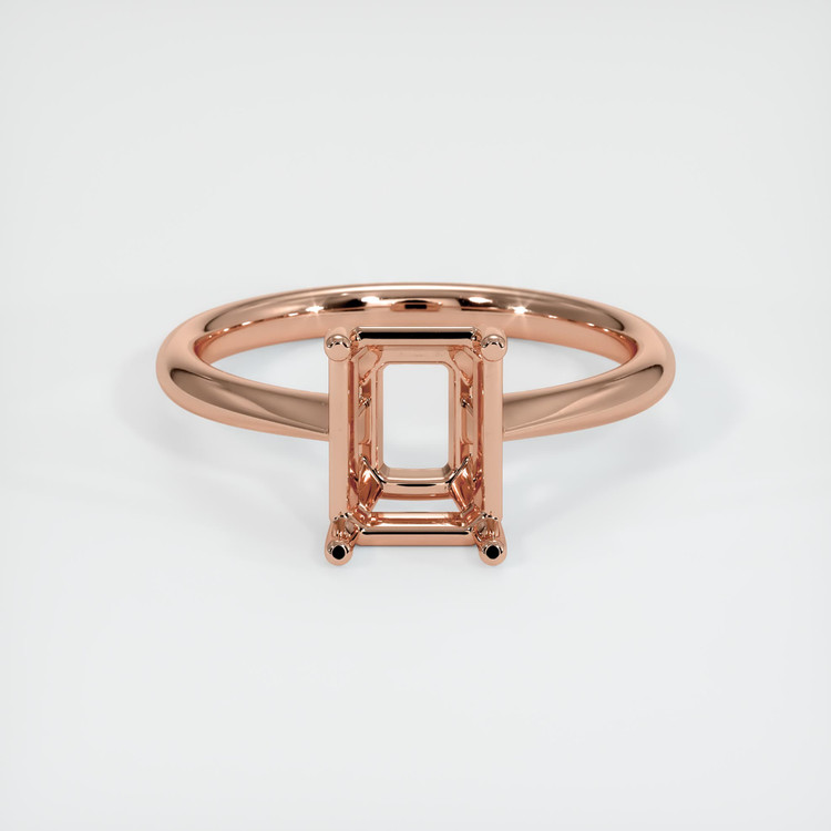 14K Rose Gold Vedic Ring Setting