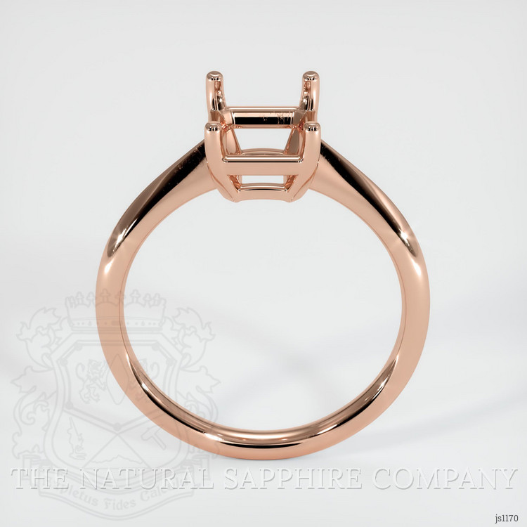 14K Rose Gold Vedic Ring Setting