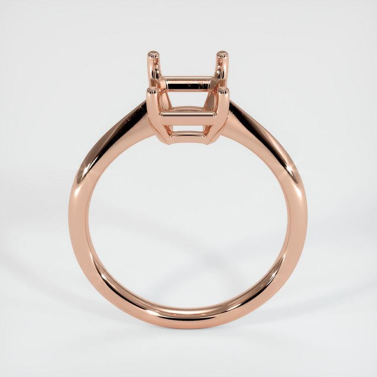 14K Rose Gold Vedic Ring Setting
