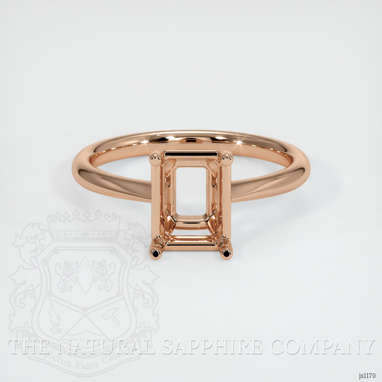 18K Rose Gold Vedic Ring Setting
