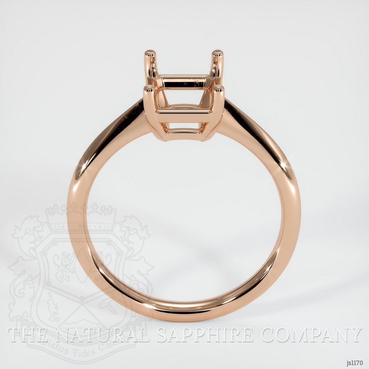 18K Rose Gold Vedic Ring Setting