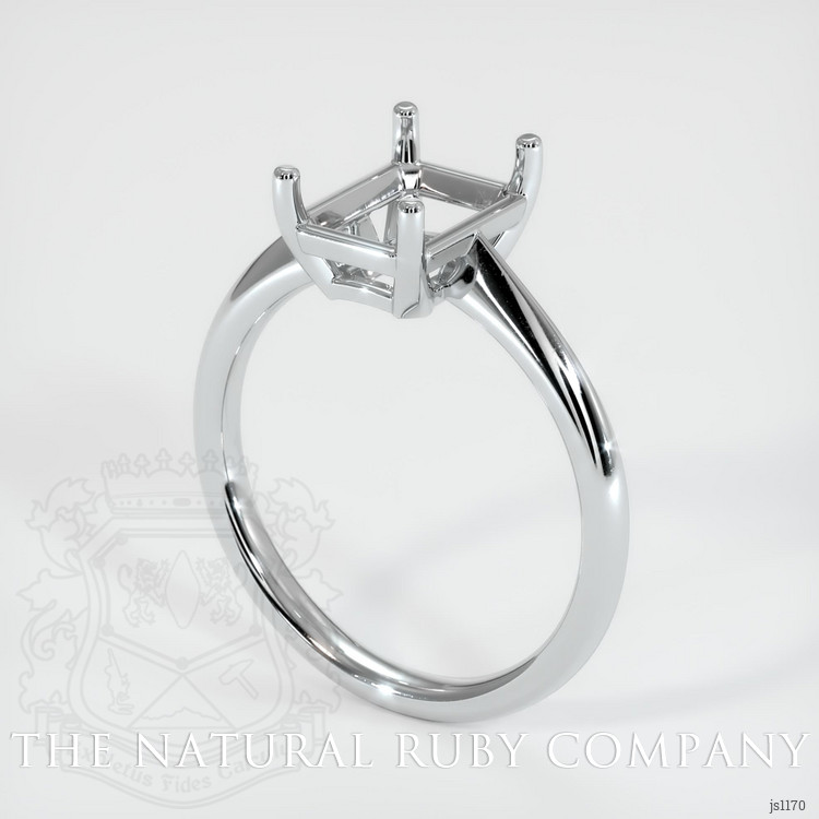 14K White Gold Vedic Ring Setting