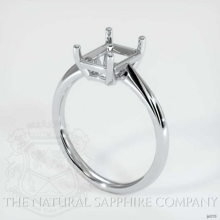 14K White Gold Vedic Ring Setting