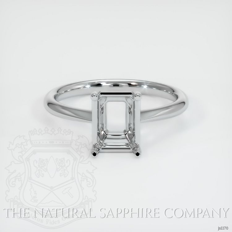 14K White Gold Vedic Ring Setting