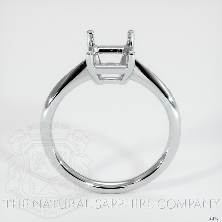14K White Gold Vedic Ring Setting